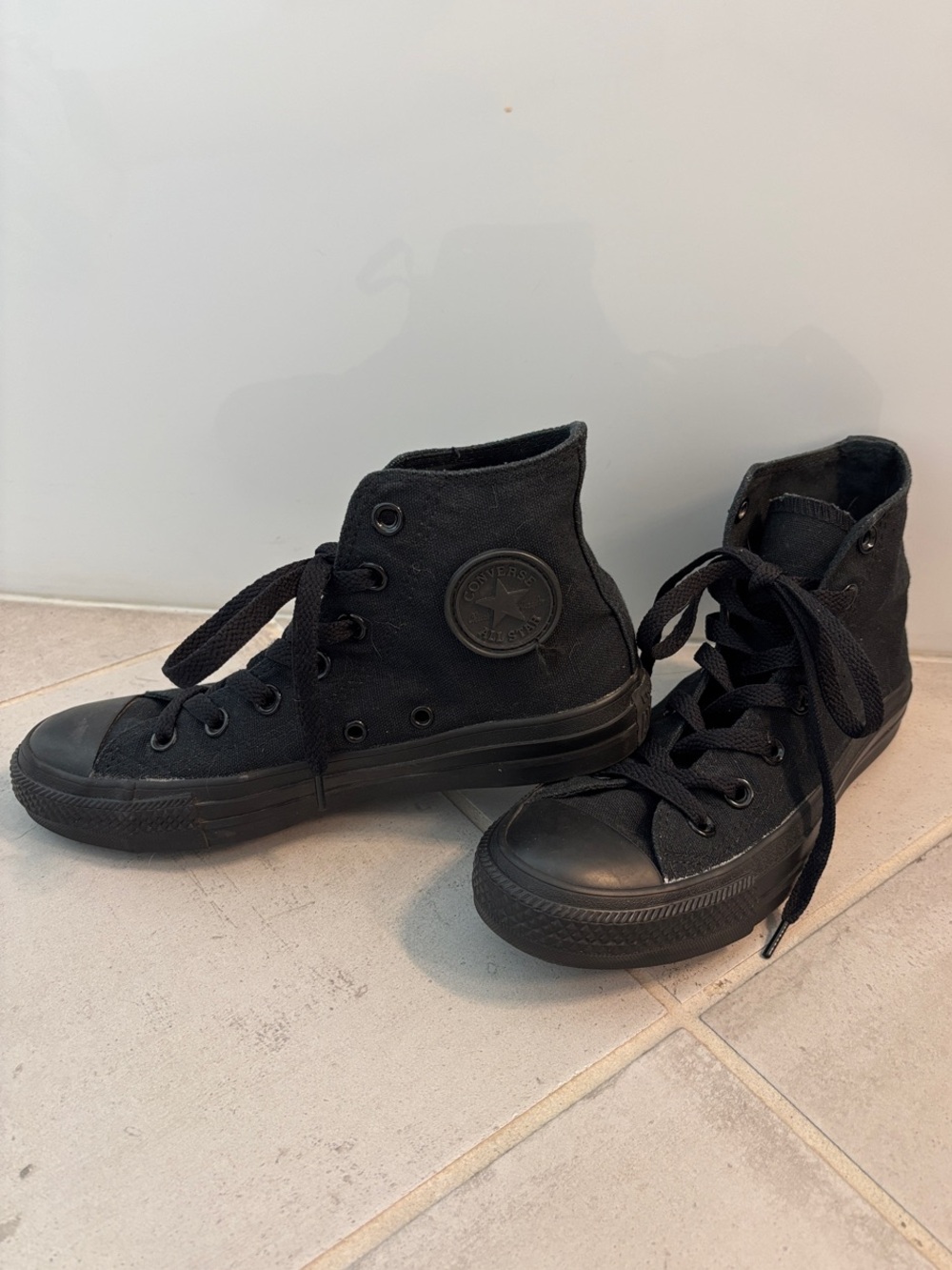 Converse Black High Top Sneakers